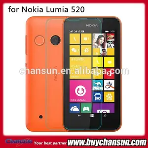 2.5d bord rond en verre trempé de protection écran pour nokia lumia 520