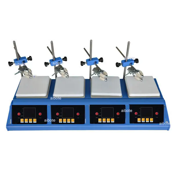 Promotion laboratory equipment 6 positions Heating plate magnetic stirrer