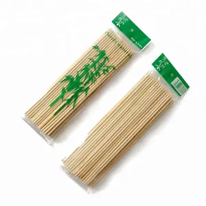 Food Grade Bbq Roasting Stick Raw Bamboo Skewers TOOLS in OPP Bag Not Coated Easily Cleaned Heat Resistance