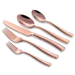 Lfgb Luxe Rvs Bestek Set/Bestek Sets Met 24K Vergulde In Kleur Doos