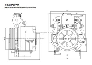 Wyj140 cơ không cỡ nhỏ máy kéo / động cơ cho máy / thang - Product Image 6