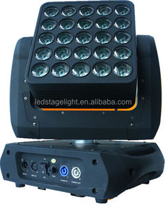 GBR Áo Vuông Ma Trận Ánh Sáng Sân Khấu Sắc Nét Pixel Chùm Vô Hạn Xoay 25Pcs <span class=keywords><strong>15W</strong></span> RGBW 4-Trong-1 <span class=keywords><strong>LED</strong></span> Di Chuyển Đầu - Product Image 2