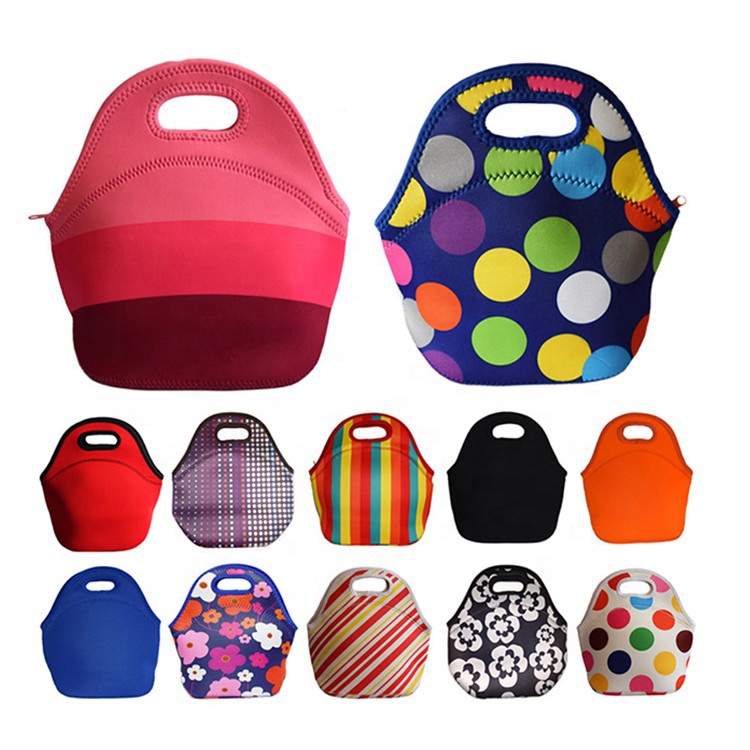 Неопреновая Детская сумка для ланча, индивидуальная прозрачная сумка для ланча, большая сумка-холодильник