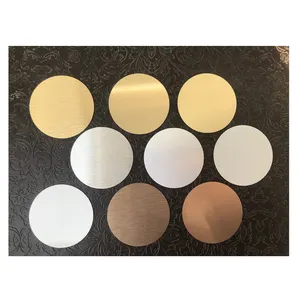 HandySub Sublimation Blanks Awards and Plaques Sublimatable Discs Sublimation Aluminum Round Circle Disks 8.89mm