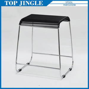 Table basse ronde en bois blanche de 3 pieds de style simple - Product Image 5