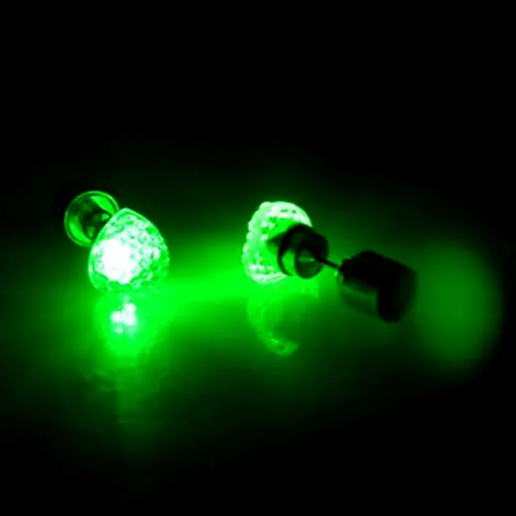 Boucles d'oreilles lumineuses à LED scintillantes, accessoires pour la danse et la fête de danse, 24 pièces