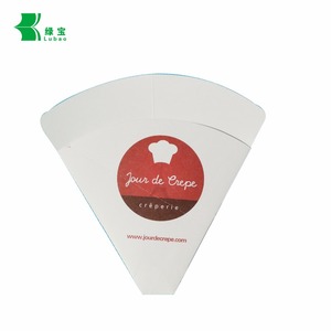 Desechables de embalaje de alimentos de papel <span class=keywords><strong>cono</strong></span> o bolsa para crepé papas fritas de <span class=keywords><strong>comida</strong></span> rápida - Product Image 6