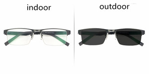 <span class=keywords><strong>Gafas</strong></span> de lectura fotocromáticas para hombre, marco de acero de medio lentes fotocromáticas, de enfoque múltiple, inteligentes, para <span class=keywords><strong>presbicia</strong></span> - Product Image 2