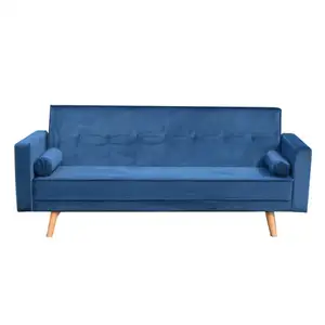 Gold lieferant Italienischen Moderne Design Samt Stoff Klick-klack Sofa Bett