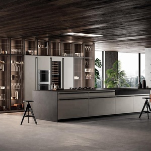 2024 L'usine de Hangzhou Vermont fournit directement des armoires de <span class=keywords><strong>cuisine</strong></span> de style moderne <span class=keywords><strong>avec</strong></span> des étagères <span class=keywords><strong>ouvertes</strong></span> à vendre - Product Image 1