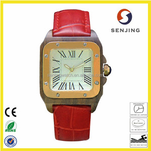 2017 classic brand custom China wholesale OEM wood watch with Japan quartz movement - Product Image 5