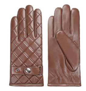 Ucuz Cuero dokunmatik ekran polar astar sürüş erkekler gerçek koyun derisi deri kış eldiven - Product Image 5