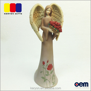 Pas cher Creative <span class=keywords><strong>Petit</strong></span> Gardian Ange Statue Belle Polyresin Ange Figurine - Product Image 1