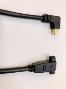 Free Sample Customized DisplayPort Female Panel Mount <strong>Cable</strong> 90 Degree Angle Mini <strong>Dp</strong> Extension <strong>Cable</strong> - Product Image 2