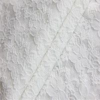 Polyester broderie guipure dentelle tissu