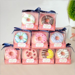 <span class=keywords><strong>Precio</strong></span> de fábrica al por mayor lindo donut fruta Bálsamo labial con pincel de labios - Product Image 6