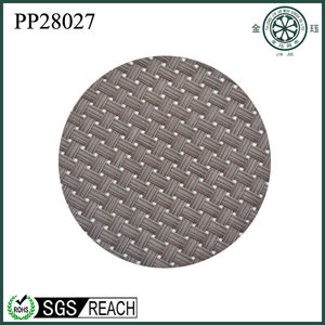promoción de <span class=keywords><strong>pvc</strong></span> liso con estilo a prueba de agua a prueba de fuego ronda posavasos cuadrados manteles individuales - Product Image 1