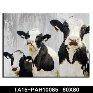 Art déco mur panneaux bois cadres pour impressions sur toile mignon animal <span class=keywords><strong>chien</strong></span> animaux <span class=keywords><strong>peinture</strong></span> à l'huile pour chambre d'enfan - Product Image 2