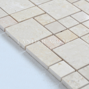 Gạch Lát Đá Cẩm Thạch Màu Be Hỗn Hợp Cho Tường Phòng Tắm Và Sàn Nhà Và Gạch Lát Tường Nhà Bếp - Product Image 2