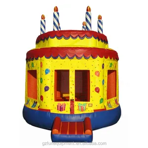 Tùy Chỉnh Thiết Kế Khổng Lồ Lớn Các Chướng Ngại Vật Inflatable Cần Bán Bánh Trẻ Em Nhảy Inflatable Bouncer Cho Doanh Số Bán Hàng