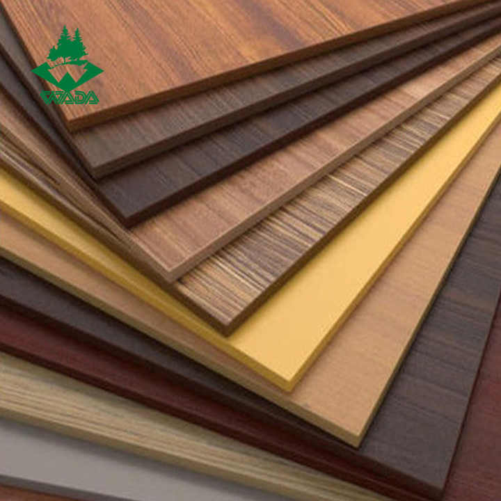 Brown, white PVC plastic laminated plywood for caravan
