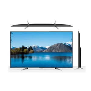 Çin 50 inç Duvara Monte Çoklu led tv UHD 4 k düz ekran akıllı LCD tv
