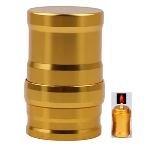 Candle Lantern Mini Bright Aluminium Alloy Brass Night Fishing