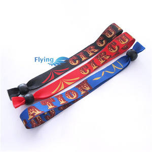 Müzik Festivali Baskılı Bilezik Otel Giriş Kumaş Bilek Bantları Bilekliği - Product Image 4