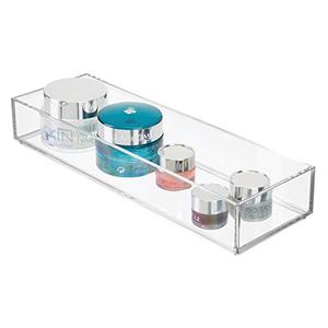 Cosmétiques <span class=keywords><strong>acrylique</strong></span> <span class=keywords><strong>maquillage</strong></span> et bijoux mallette de rangement ensembles de présentation clarté cosmétique cuisine tiroir organisateur - Product Image 3