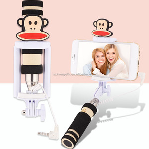 Pas de batterie pas - bluetooth pliable <span class=keywords><strong>selfie</strong></span> bâton avec la bande <span class=keywords><strong>dessin</strong></span>ée, Manfrotto gros - Product Image 1