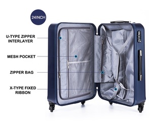 ABS/PC <span class=keywords><strong>valigia</strong></span> bagaglio bagaglio Trolley <span class=keywords><strong>cabina</strong></span> <span class=keywords><strong>da</strong></span> viaggio <span class=keywords><strong>dimensioni</strong></span> valigie - Product Image 5