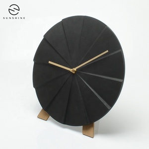 Nuovo Disegno Della Decorazione Naturale di Pietra di Marmo <span class=keywords><strong>Soggiorno</strong></span> Silenzioso <span class=keywords><strong>Orologio</strong></span> Da Parete - Product Image 2