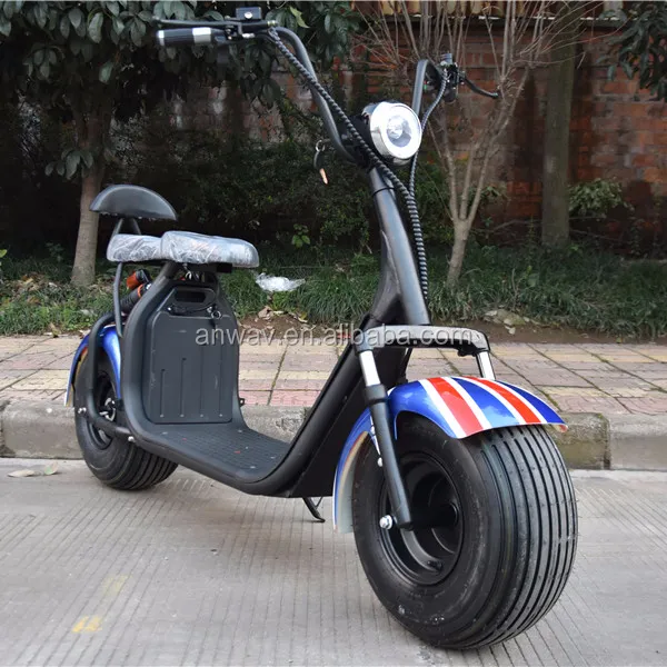 Stadt Mobilität Citycoco 1000W Bürstenlosen Erwachsene Elektrische Roller 1000W-2000 60V 2 rad elektrische fahrrad/roller