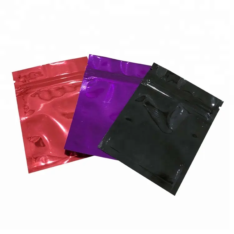 8.5*13cm sacos coloridos baratos/saco de presente de natal/saco de plástico com zíper
