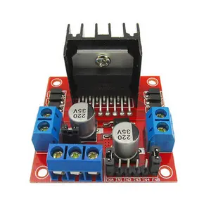 L298N board driver module and stepper motor intelligent vehicle tracking robot module