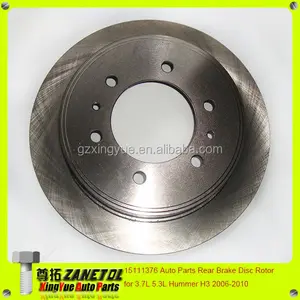 15111376 Auto Parts Rear Brake Disc RotorためHummer H3 2006-2010