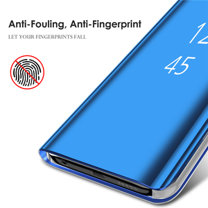 <span class=keywords><strong>Coque</strong></span> de téléphone portable rabattable, en cuir, avec effet miroir et plaquée or, pour <span class=keywords><strong>Samsung</strong></span> Galaxy <span class=keywords><strong>S9</strong></span> <span class=keywords><strong>S9</strong></span> <span class=keywords><strong>Plus</strong></span>, fenêtre intelligente - Product Image 4