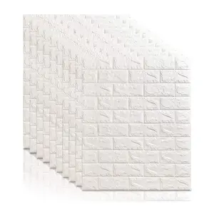 China Cheap Newest 70*77cm XPE Foam 3D Wallpaper DIY Wall Decor Brick Wall Stickers