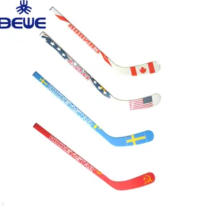 Cina hockey regalo personalizzato logo OEM souvenir bastone da hockey mini composito da hockey