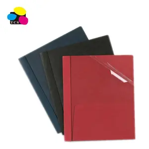 Moins cher Clair-avant Couverture Du Rapport, En cuir et cuir Portefeuilles de Poche avec 3 Dents, couleur Assortie