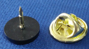 Níquel color insignia de botón pin broche pin - Product Image 5