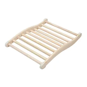 Finland sauna accessory Hemlock Sauna Backrest for dry steam room