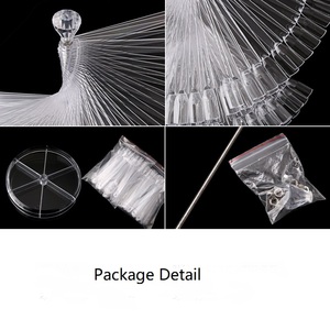 En gros, 120 éventails de présentation de couleurs de vernis à ongles, pour la pratique du nail art, avec support en forme de roue et fixation à vis - Product Image 3