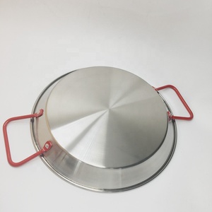 Poêle à <span class=keywords><strong>paella</strong></span> en acier inoxydable Offre Spéciale de 15 pouces La Valenciana Vaello Spaghetti Pasta <span class=keywords><strong>Paella</strong></span> d'Espagne pour restaurant - Product Image 3