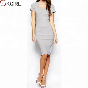 Victoria Beckham Thiết Kế Văn Phòng Mặc Bút Chì Chính Thức Đầu Gối Dresses For Work Ladies