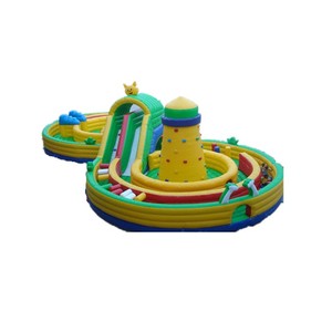 Labyrinthe gonflable géant <span class=keywords><strong>Jeux</strong></span> de sport Outdoor Gonflable Combo Slide Amusement Park for Sales - Product Image 4