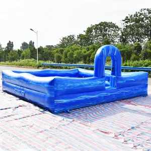 Blauwe Opblaasbare Foam Pit/Volwassen En Kids Foam Party Zwembad Te Koop