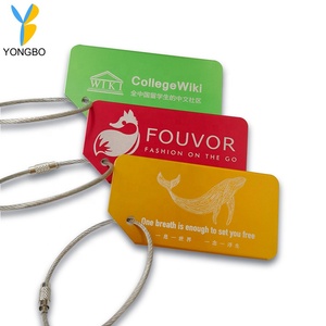 <span class=keywords><strong>Étiquette</strong></span>s <span class=keywords><strong>de</strong></span> bagage en métal aluminium personnalisables professionnelles pour le <span class=keywords><strong>voyage</strong></span> - Product Image 3