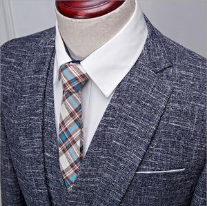 WB013 Designer cina da uomo Slim Fit 3 pezzi abito da sposo <span class=keywords><strong>S</strong></span>-3XL i nuovi arrivi abiti da sposa in stile Business per uomo - Product Image 4