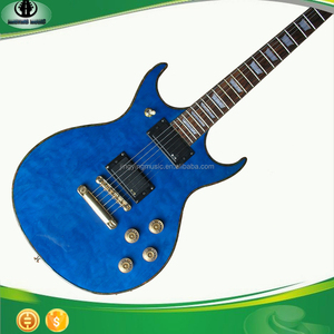 6 Cuerdas Vener Arce Flameado Superior de la Guitarra Eléctrica - Product Image 1